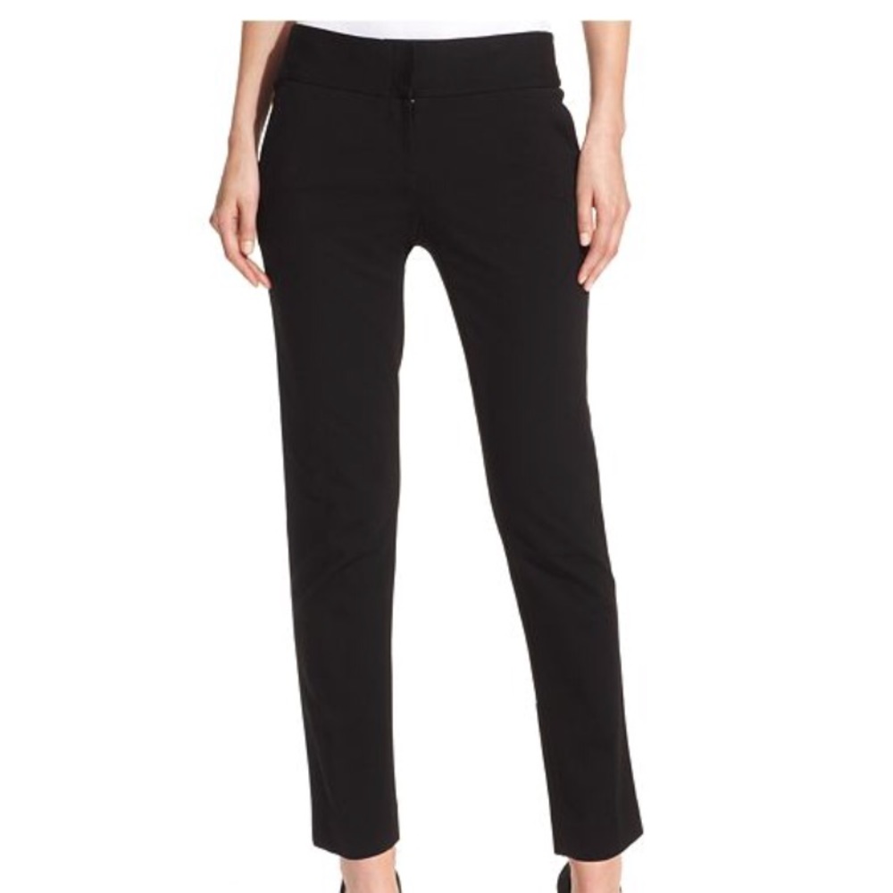 Vince Camuto Black Straight Leg Pants
